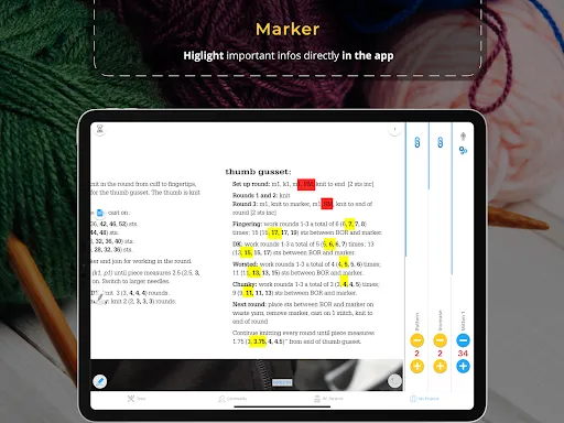 My Row Counter: Knit & Crochet screenshot