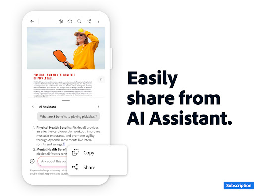 Adobe Acrobat Reader: Edit PDF screenshot