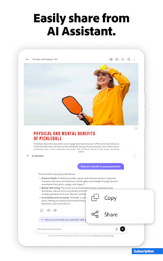 Adobe Acrobat Reader: Edit PDF screenshot