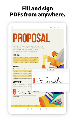 Adobe Acrobat Reader: Edit PDF screenshot