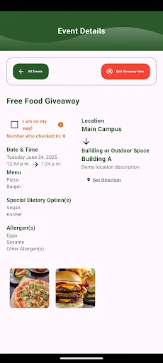 Free Food Alert screenshot