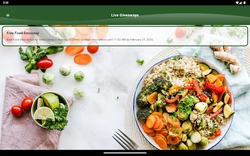 Free Food Alert screenshot