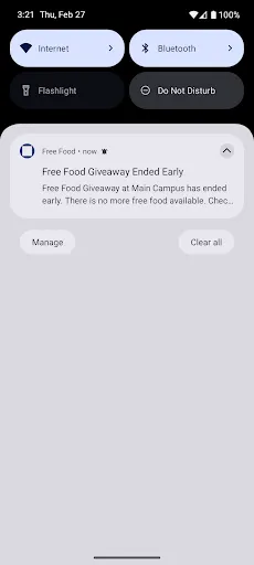 Free Food Alert screenshot