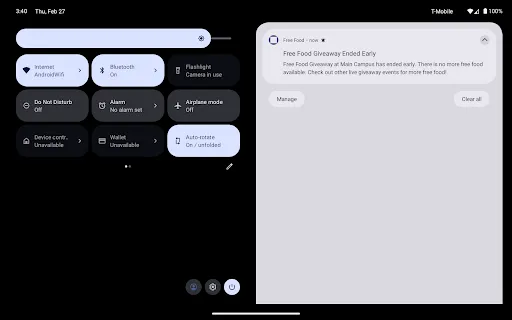 Free Food Alert screenshot
