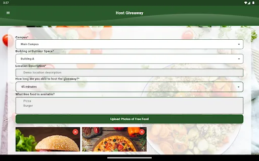 Free Food Alert screenshot