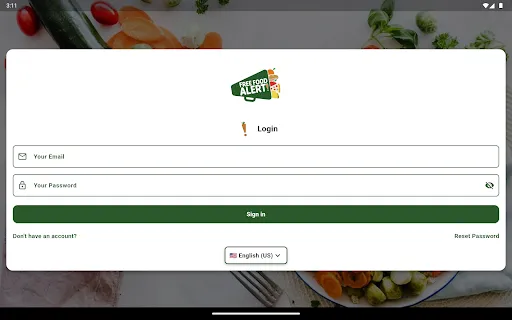 Free Food Alert screenshot