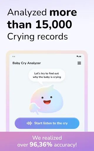 Cry Analyzer AI Baby Assistant screenshot