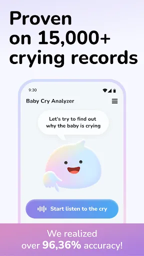 Cry Analyzer AI Baby Assistant screenshot