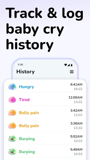 Cry Analyzer AI Baby Assistant screenshot
