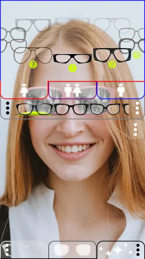 Glasses simulator match Try on screenshot