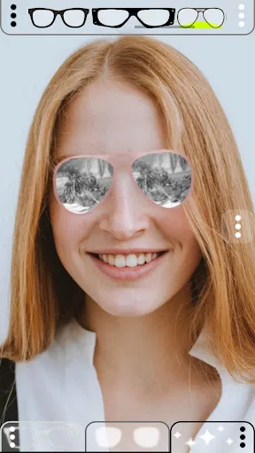 Glasses simulator match Try on screenshot