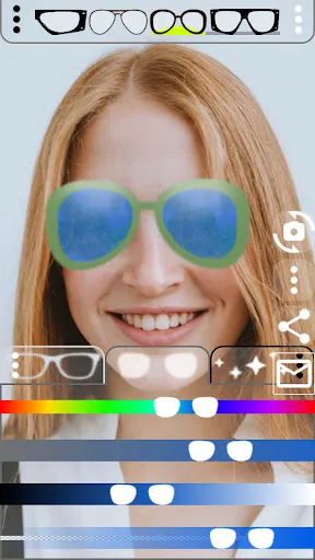 Glasses simulator match Try on screenshot