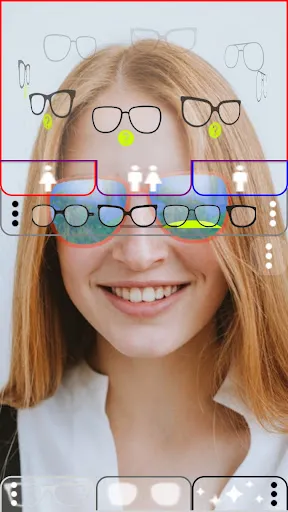 Glasses simulator match Try on screenshot