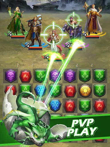 MythWars & Puzzles: RPG Match3 screenshot