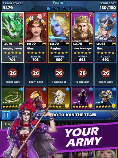 MythWars & Puzzles: RPG Match3 screenshot
