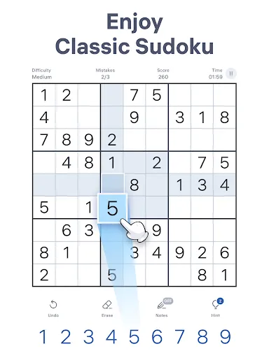 Sudoku.com - Classic Sudoku screenshot