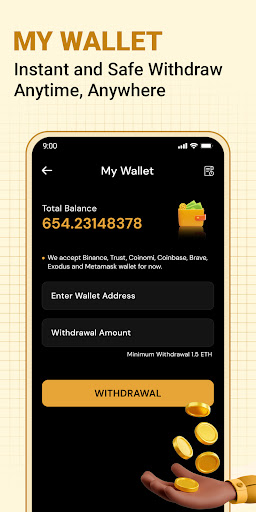 ETH Cloud Miner- Earn Ethereum screenshot