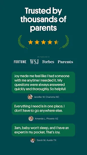 Joy: Baby & Parenting Experts screenshot