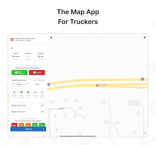 TruckMap - Truck GPS Routes screenshot