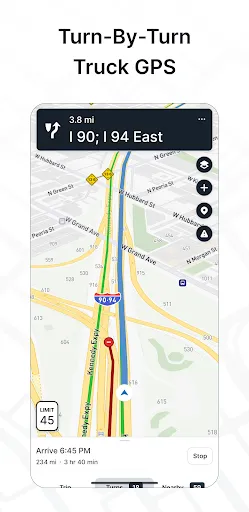 TruckMap - Truck GPS Routes screenshot