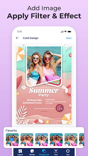Invitation Maker & Card Design screenshot