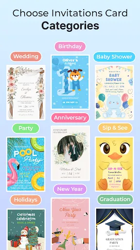 Invitation Maker & Card Design screenshot