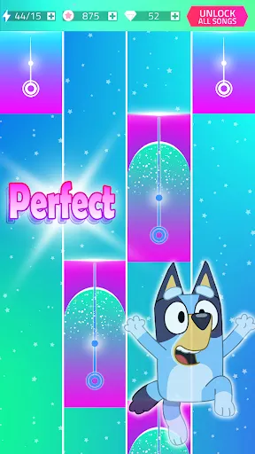 Piano Bluey's Tiles Game screenshot