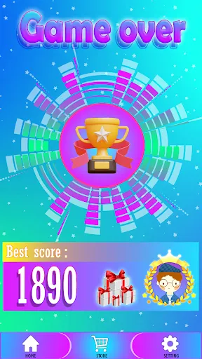 Piano Bluey's Tiles Game screenshot
