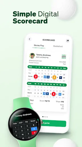 Golf GameBook Scorecard & GPS screenshot