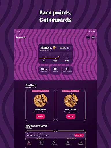 Insomnia Cookies screenshot