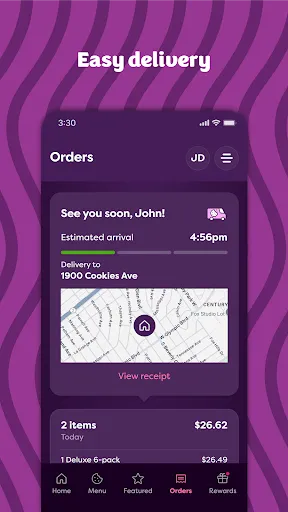 Insomnia Cookies screenshot