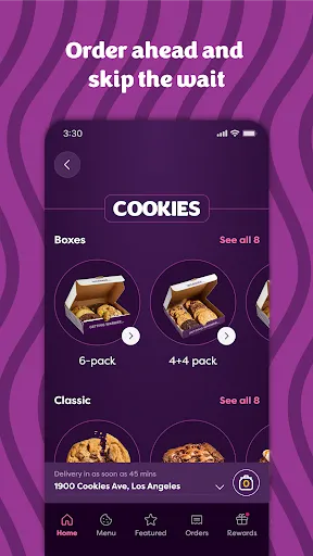 Insomnia Cookies screenshot