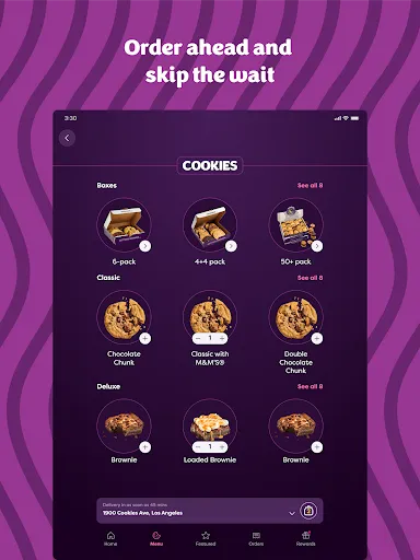 Insomnia Cookies screenshot