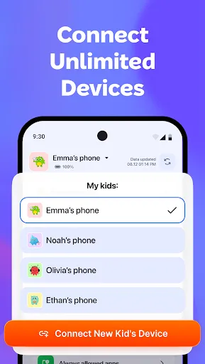 Kidden Parental Control App screenshot