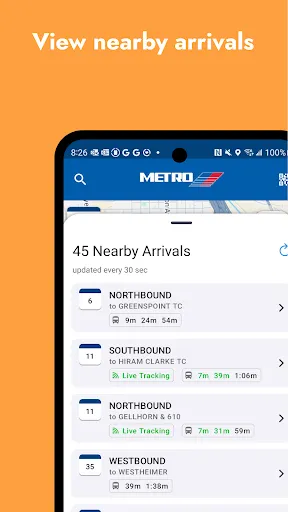 RideMETRO screenshot