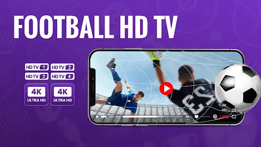Live football TV screenshot