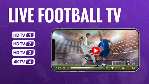 Live football TV screenshot