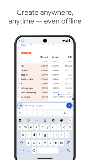 Google Sheets screenshot