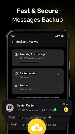 Messages screenshot