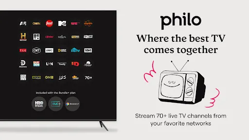 Philo: Shows, Movies, Live TV. screenshot