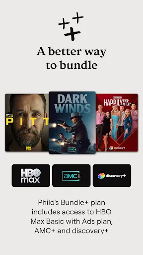 Philo: Shows, Movies, Live TV. screenshot