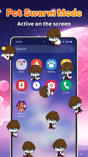Anime Shimeji Pets On Screen screenshot