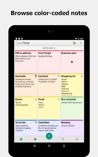 ColorNote Notepad Notes screenshot