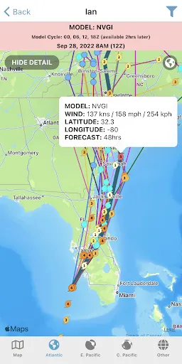 Tropical Hurricane Tracker screenshot