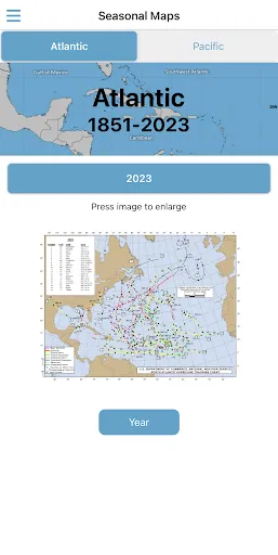 Tropical Hurricane Tracker screenshot