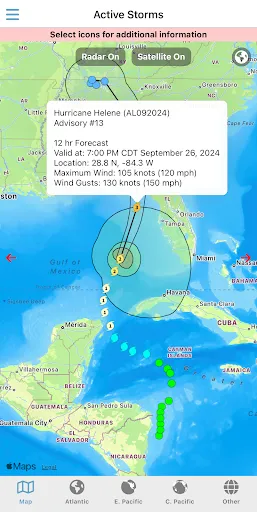 Tropical Hurricane Tracker screenshot