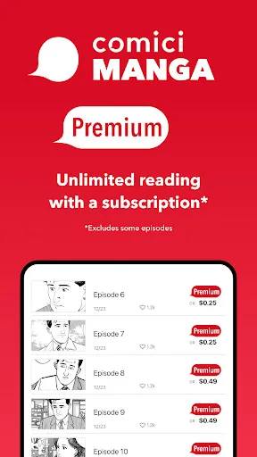comici MANGA: OfficialMangaApp screenshot