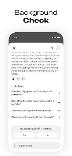 Deepsearch AI Search Assistant screenshot