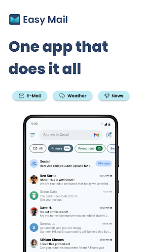 Easy Mail - Email Launcher screenshot