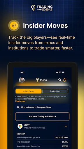 Trading Ideas screenshot